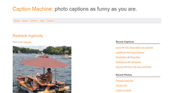 Desktop Screenshot of captionmachine.com